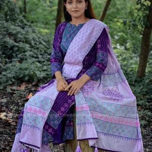 Premium Unstitched 3-Piece Code - 02