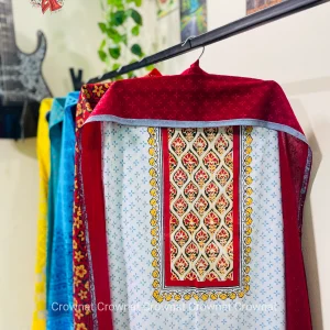 Premium Unstitched 3-Piece Code - 14